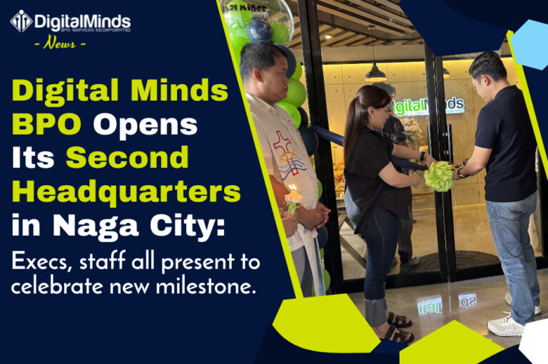 Digital Minds BPO Opens Its New Headquarters in Naga City: Execs, staff all present to celebrate new milestone