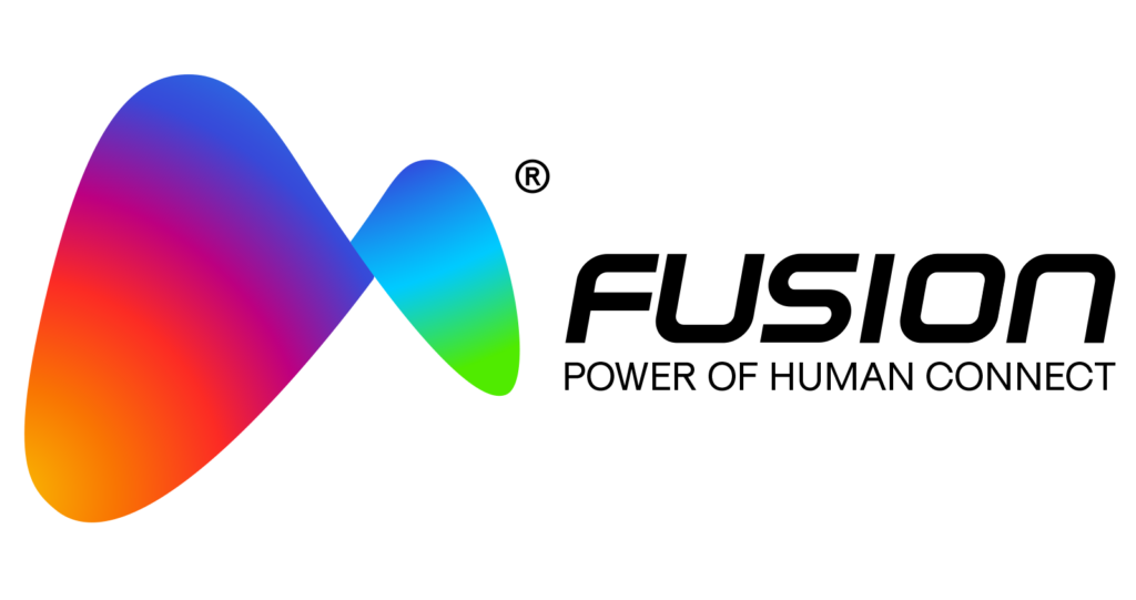 Colorful, abstract logo consisting of two overlapping shapes, transitioning from red and orange to blue and green, next to the text "Mediacom.