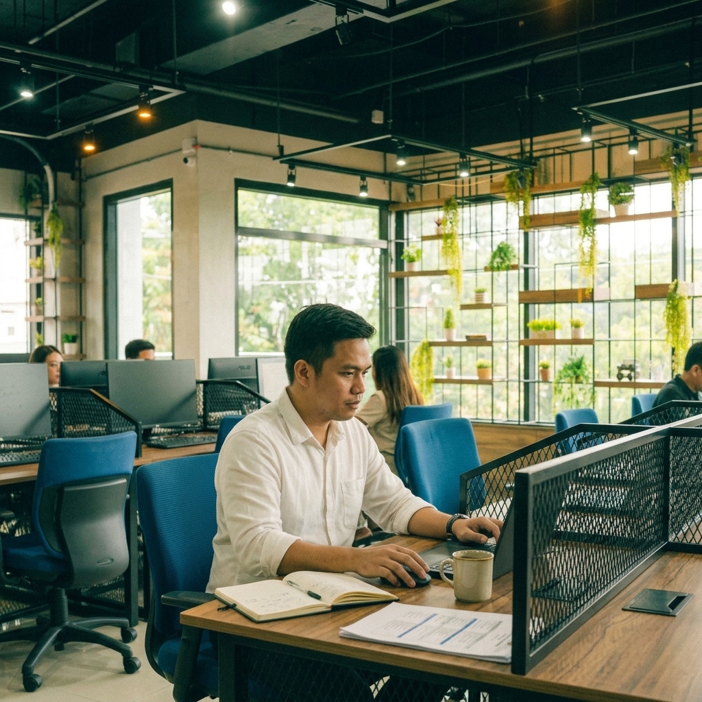 Digital Minds BPO back office team at Naga City Philippines office