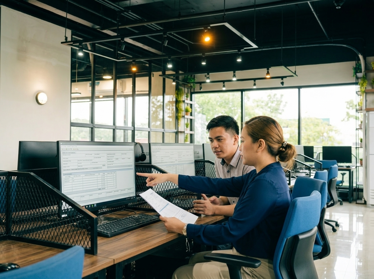 Healthcare BPO team handling medical billing at Digital Minds BPO Naga City facility