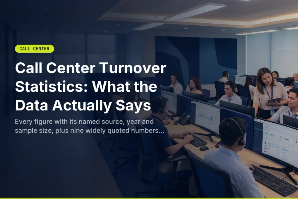 Call Center Turnover Statistics 2026: What the Data Actually Says
