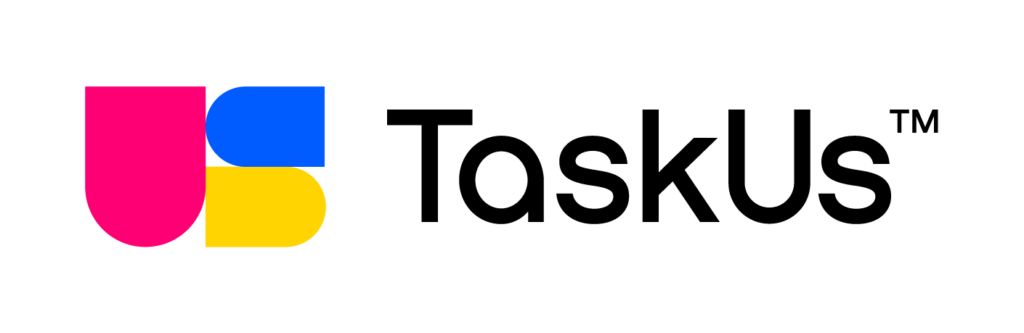 Logo of the American Red Cross with a stylized "US" in pink, blue, and yellow block letters next to the organization&rsquo;s name in black text.